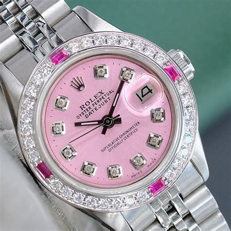 gold rolex with pink face|Rolex datejust pink face.